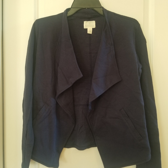 Caslon Drape Collar Knit Blazer size XS - Picture 3 of 6